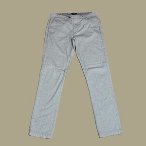 Ted Baker London Men’s Ted’s Tall Fit Slim Trouser Pants Gray Sz 34